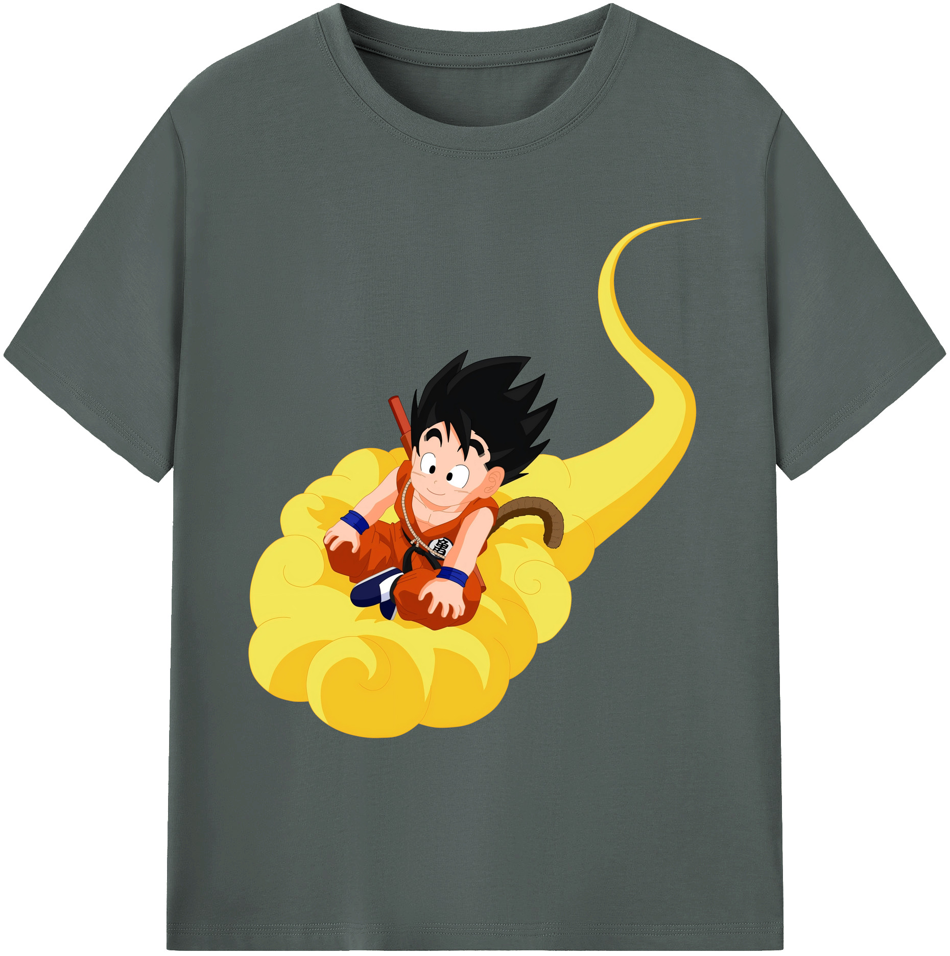（画像用） ドラゴンボール 孫悟空（そん ごくう）Son Goku カカロット DRAGON BALL Kakarotto 綿100％ メンズ半袖Tシャツ｜肌触りやわらか＆通気性